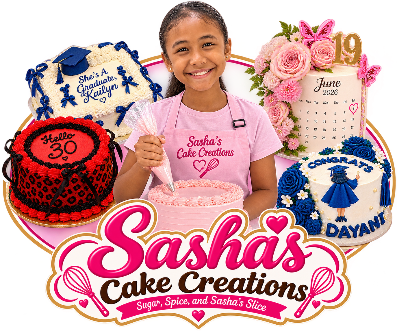 Sasha's Cake Creations logo